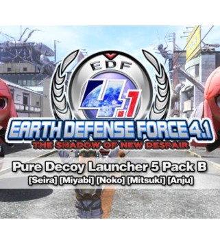EARTH DEFENSE FORCE 4.1 - Pure Decoy Launcher 5 Pack B DLC Steam Key GLOBAL